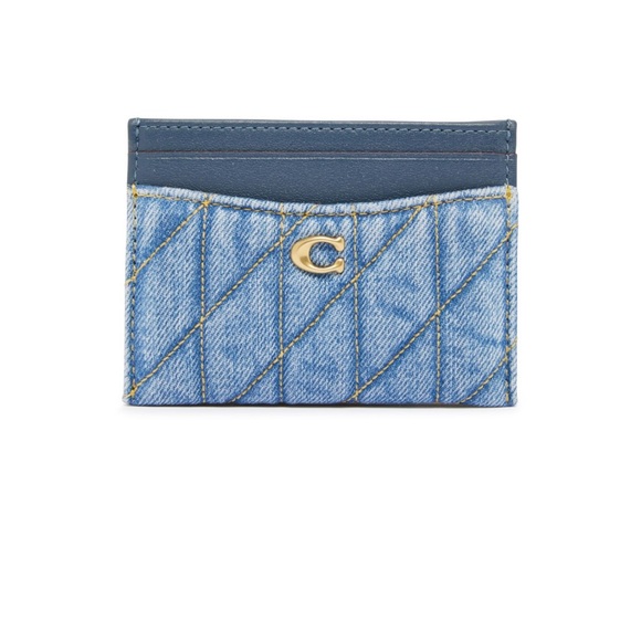Coach Essential Card Case With Quilting - Picture 1 of 5